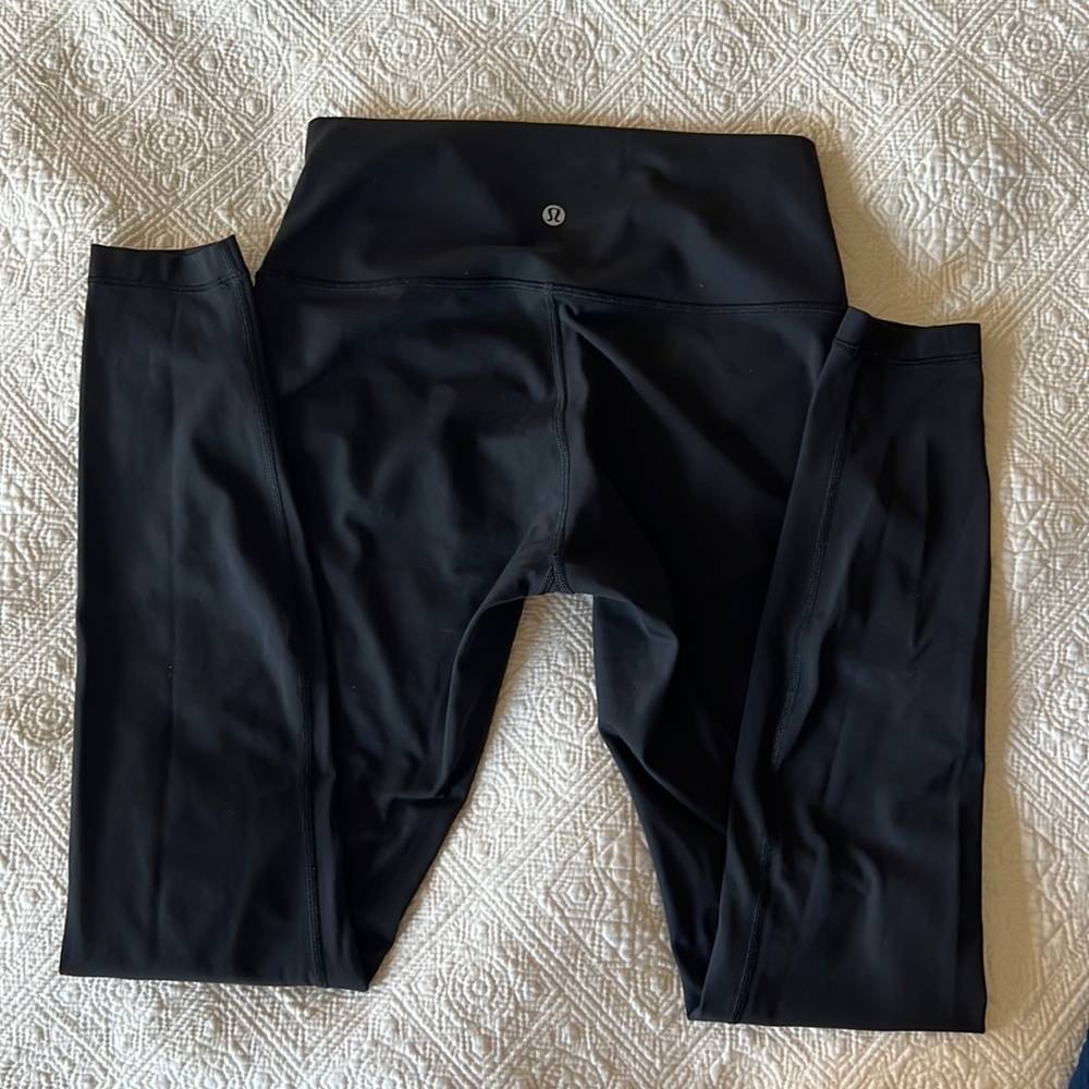 Black Lululemon Leggings Size 6